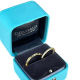 Tiffany & Co His & Hers Rings 18k Gold w/ Diamonds