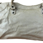 Balenciaga Ivory Leather Classic City Bag