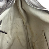 Gucci Vintage GG Metallic Leather Hobo Shoulder Bag