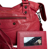 Balenciaga Red Le City Bag S