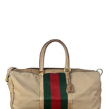 Gucci Vintage Canvas Duffle Bag