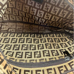 Fendi Vintage Brown Zucca Shoulder Bag