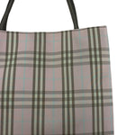 Burberry Vintage Light Pink Check Long Tote Bag