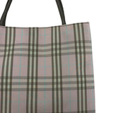 Burberry Vintage Light Pink Check Long Tote Bag