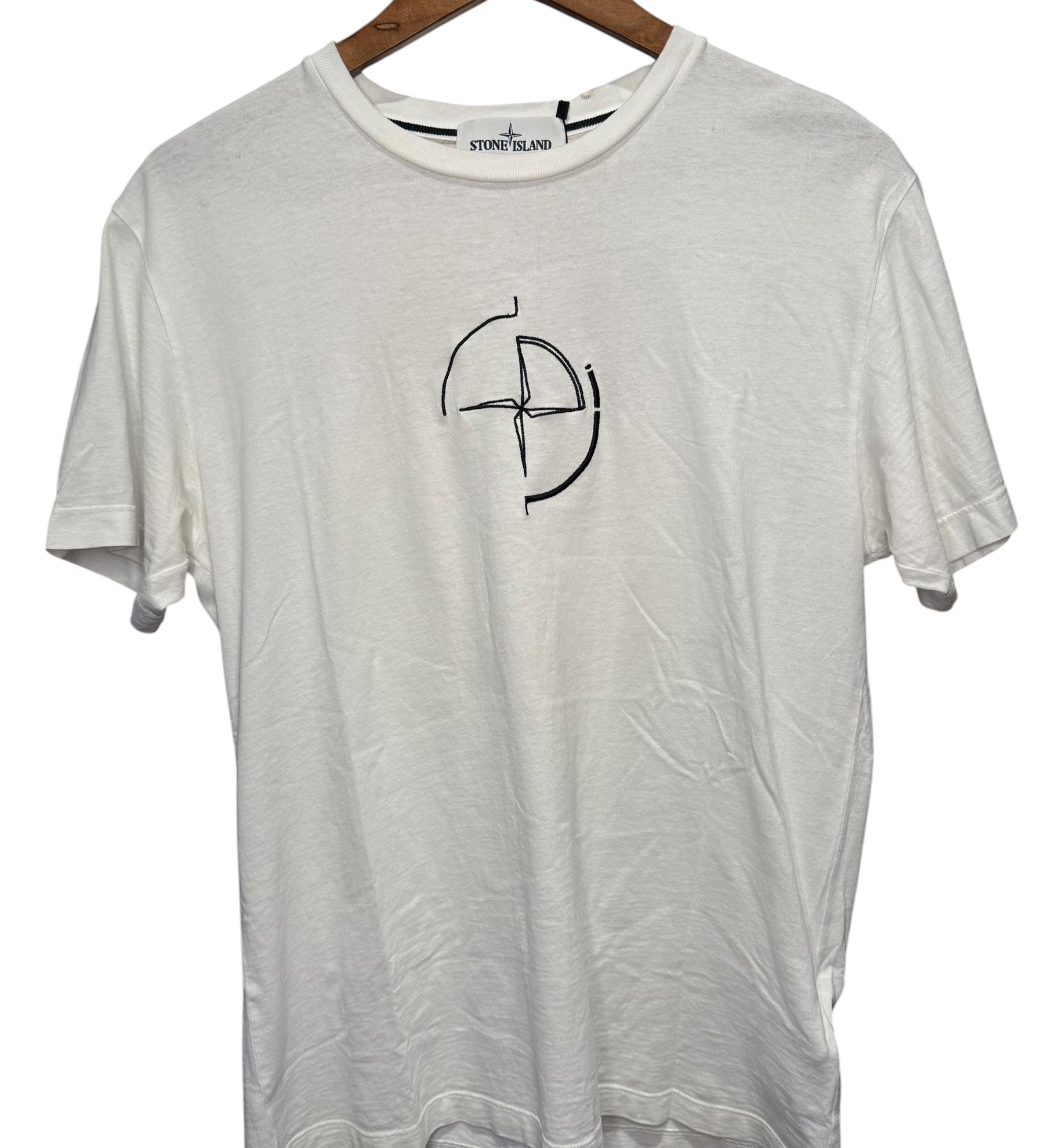Stone Island Logo Short Sleeve T-Shirt