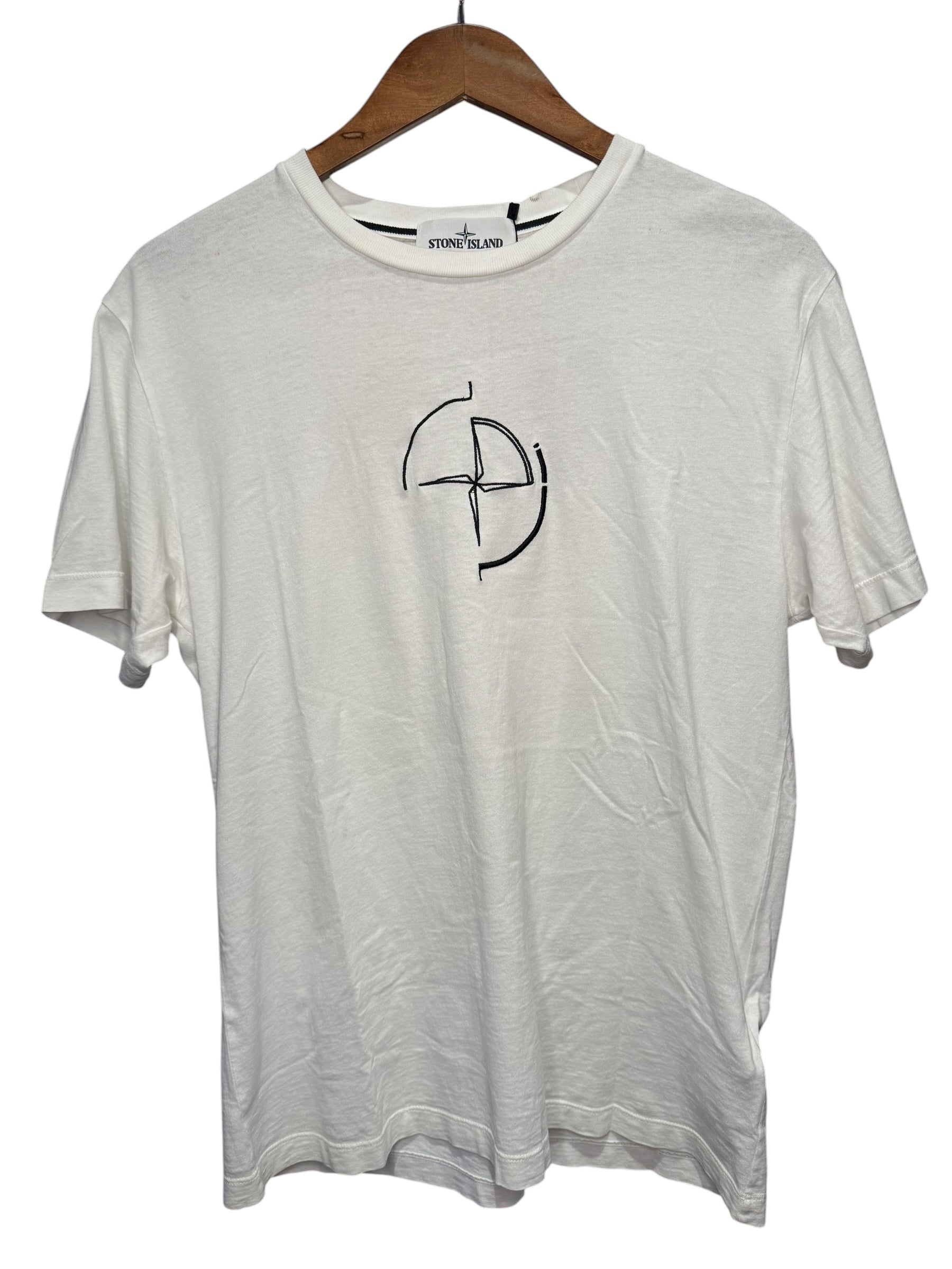 Stone Island Logo Short Sleeve T-Shirt