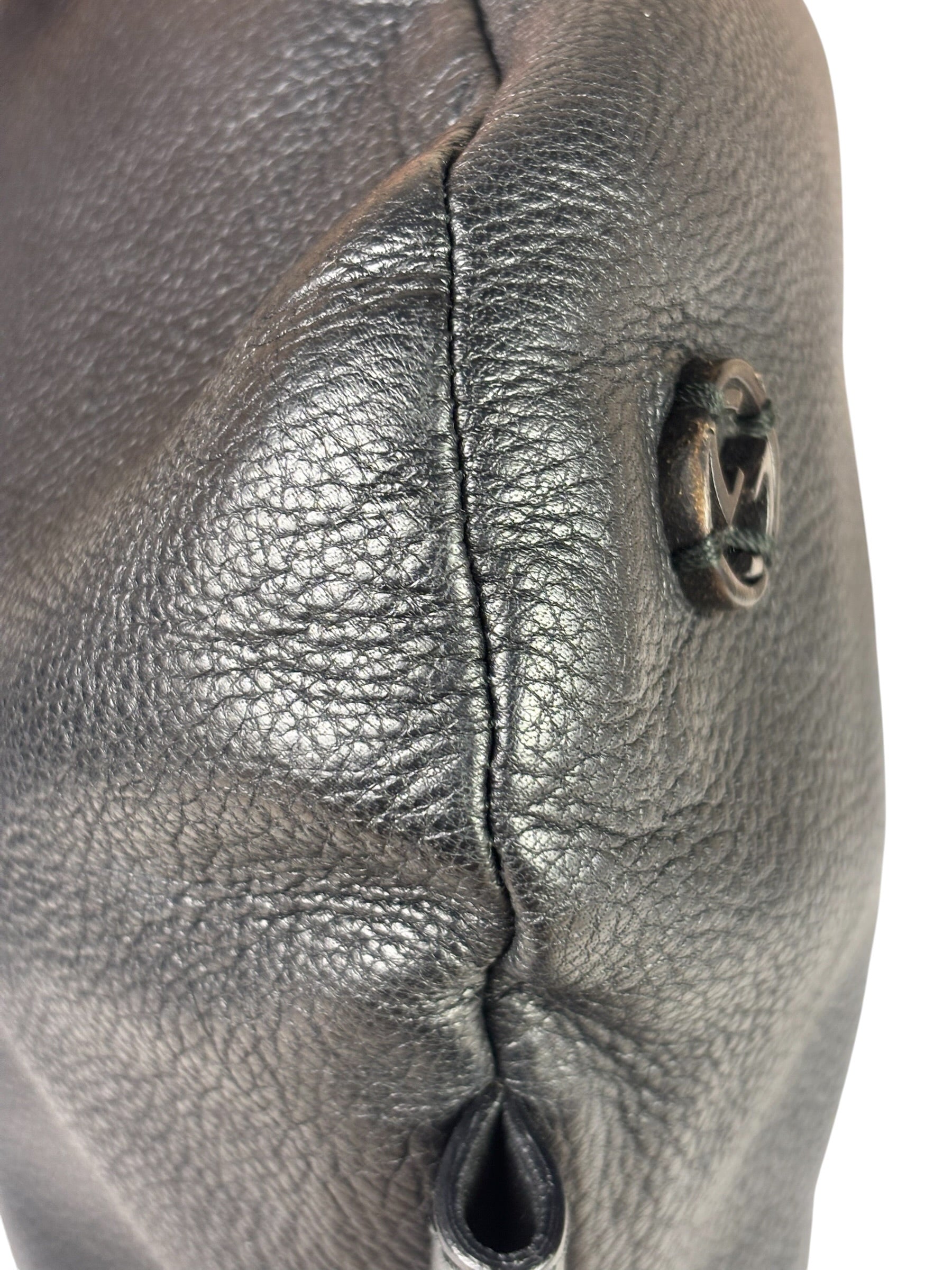 Gucci Black Leather Slouchy Hobo Bag