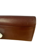 Yves Saint Laurent Red Leather Belle De Jour Flap Wallet