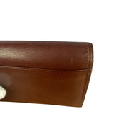 Yves Saint Laurent Red Leather Belle De Jour Flap Wallet