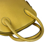 Celine Yellow Leather Dome 2Way Handbag