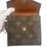 Louis Vuitton Canvas Monogram Compact Double Flap Wallet