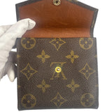 Louis Vuitton Canvas Monogram Compact Double Flap Wallet