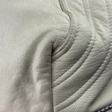 Fendi Vintage White Nappa Leather Spy Shoulder Bag