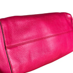 Gucci Hot Pink Pebbled Leather Swing Tote