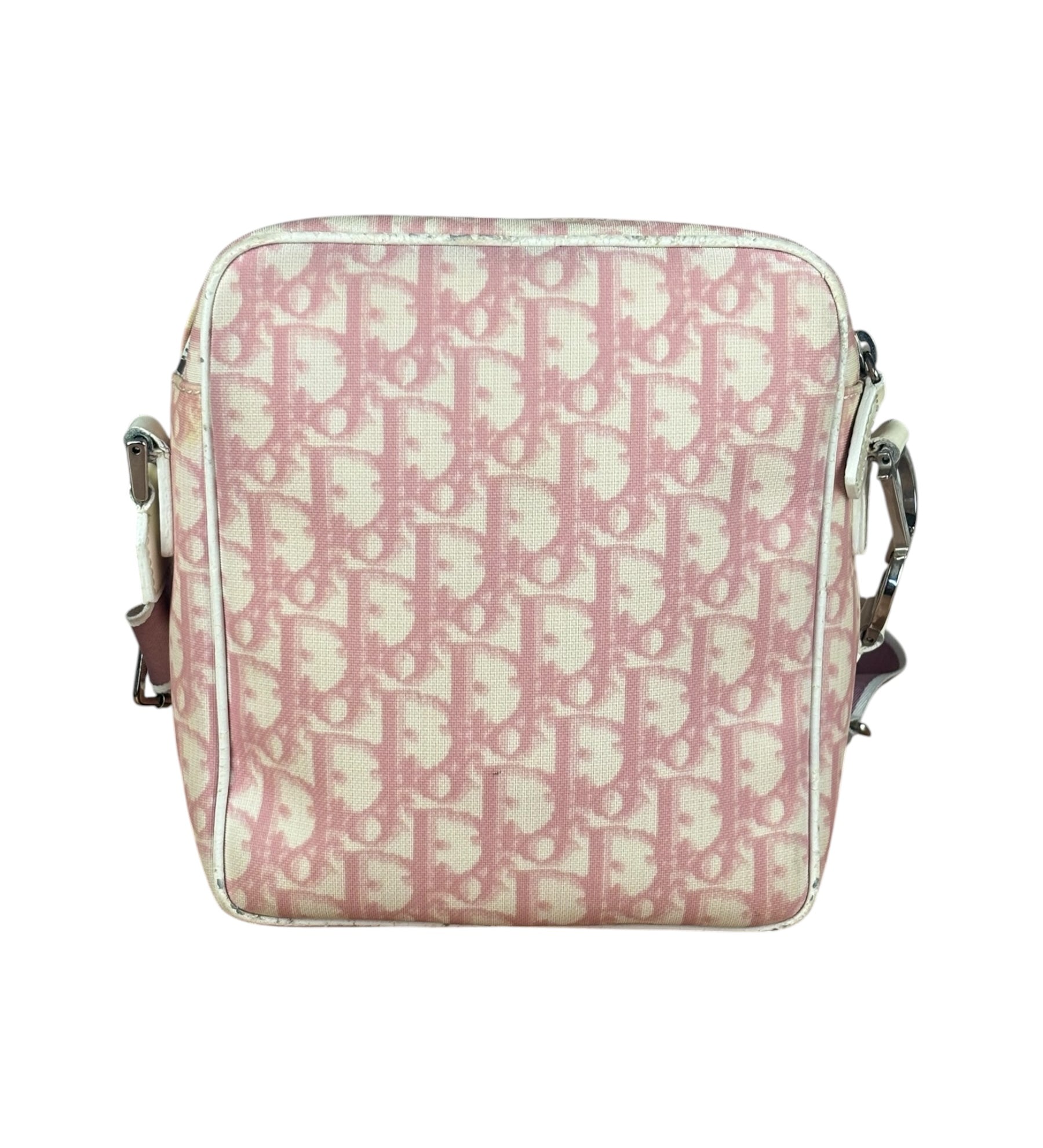 Christian Dior Vintage Pink Oblique Trotter "2" Crossbody