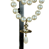 Vivienne Westwood Three Row Pearl Drop Choker