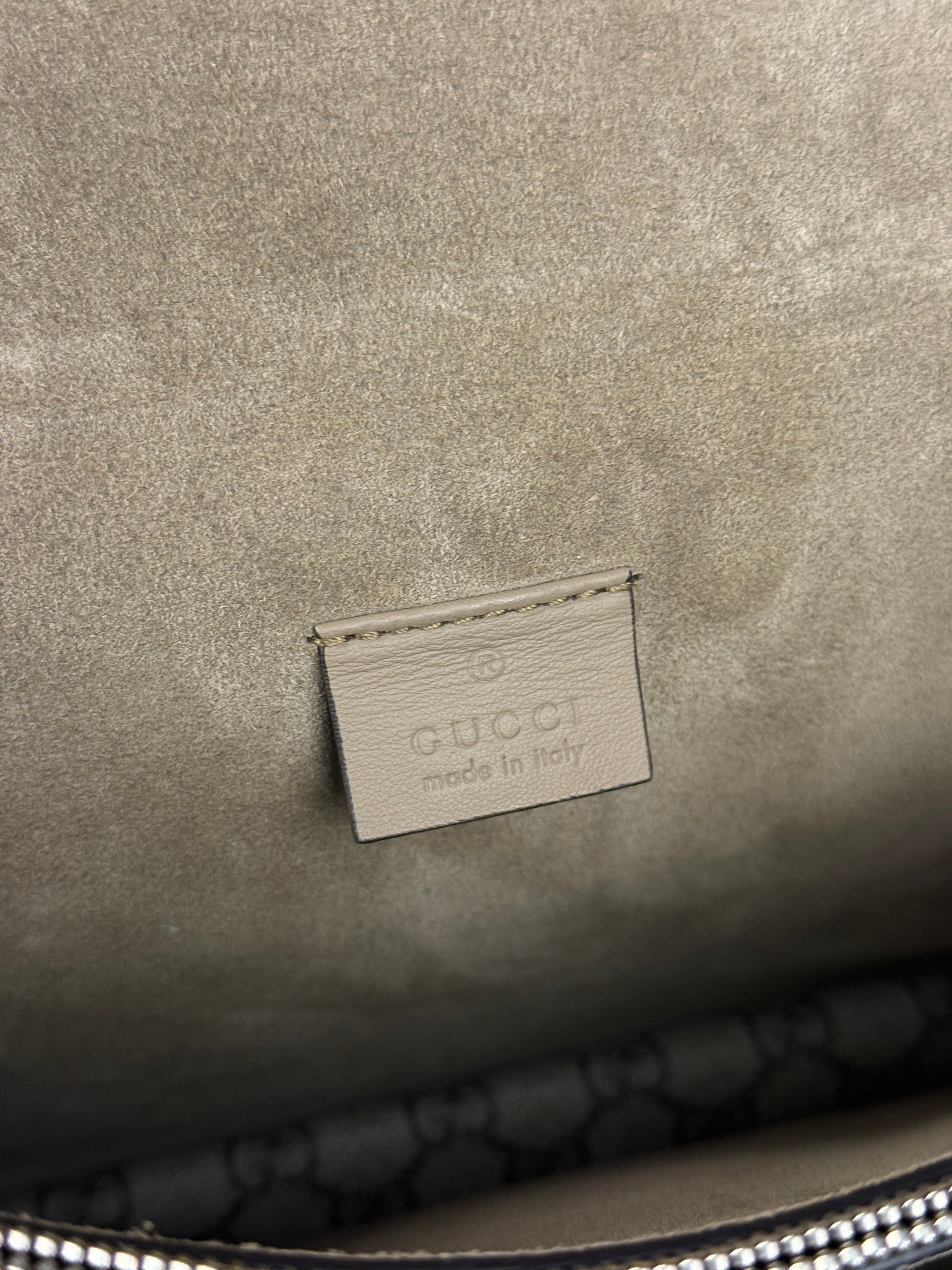 Gucci GG Embellished Patchwork Dionysus Chain Bag