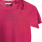 Prada Ribbed Bow Short Sleeve