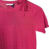 Prada Ribbed Bow Short Sleeve
