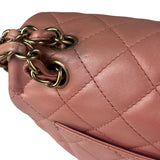 Chanel Pink Quilted Lambskin Timeless Chain Shoulder Bag 2010