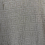 Fendi Embossed FF Short Sleeve Polo Shirt