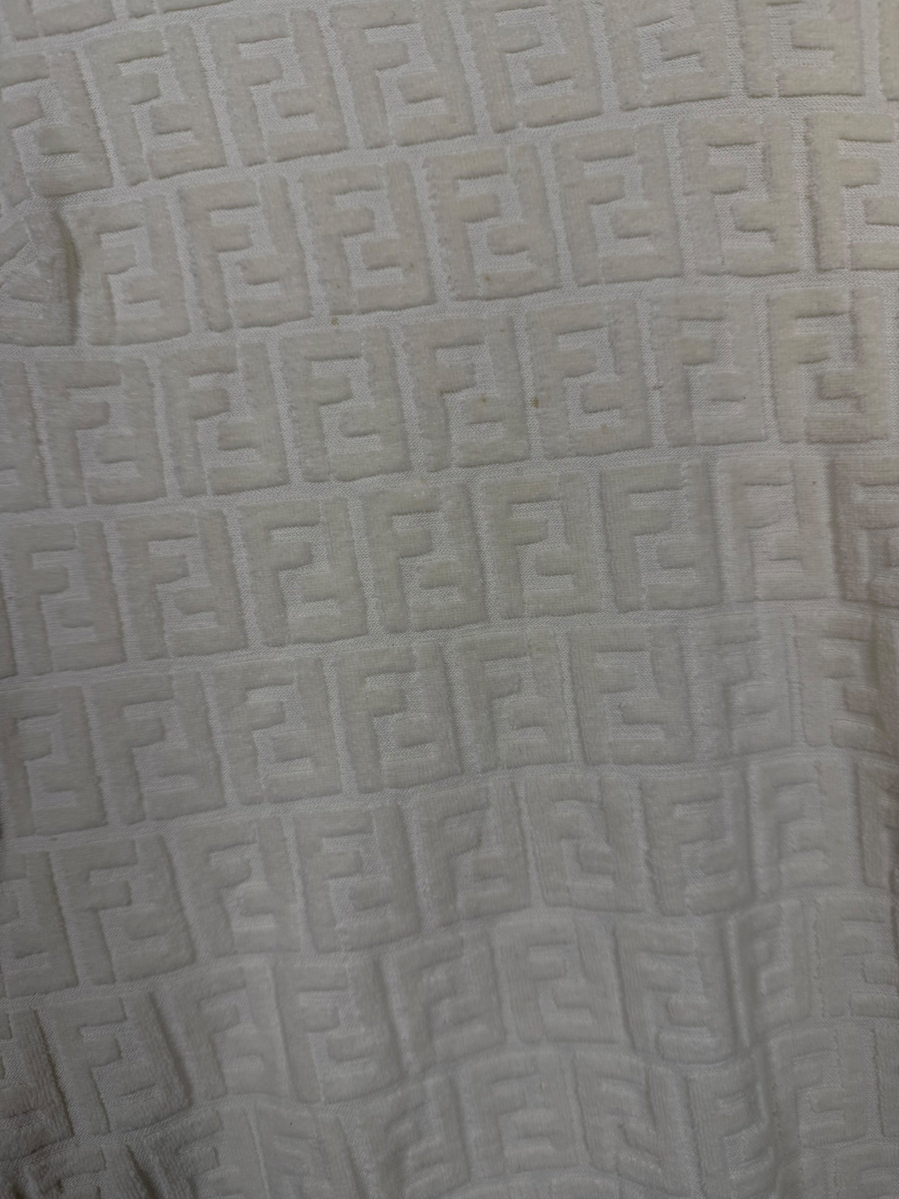 Fendi Embossed FF Short Sleeve Polo Shirt