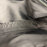 Chanel Black Leather Front Pocket Chain Tote 1998