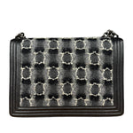 Chanel MultiColor Quilted Tweed Boy Bag