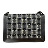 Chanel MultiColor Quilted Tweed Boy Bag