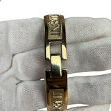 YSL Mother of Pearl Dial 40th Anniversary Gold Bangle