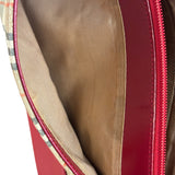 Burberry Brown/Beige House Haymarked Shoulder Bag