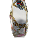 Gucci Vintage Printed Satin Silk Charmy Hobo Bag