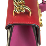 Gucci Padlock Medium Leather Chain Shoulder Bag Beige/Red/Pink