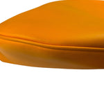 Fendi Orange Leather Small Croissant Hobo Bag
