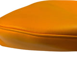 Fendi Orange Leather Small Croissant Hobo Bag