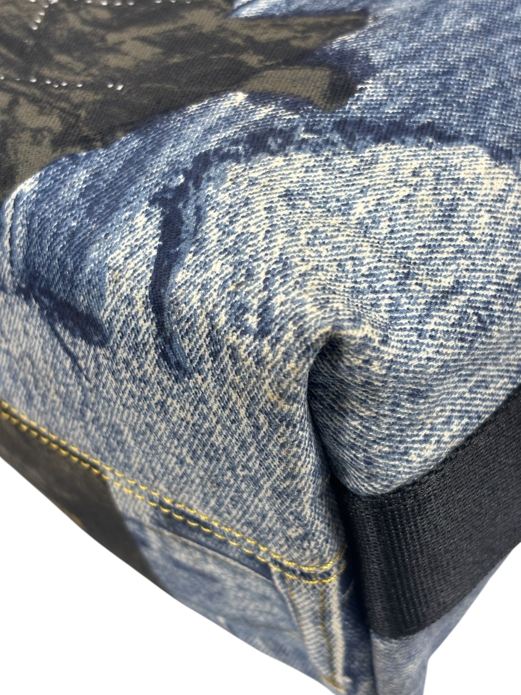 Christian Dior Denim Miss Diorelle Large Crossbody Bag