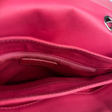 Chanel Pink Quilted Leather Accordion Flap Bag 2014
