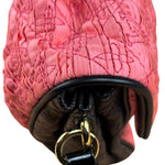 Louis Vuitton Limited Edition Bunny Pink Leather Monogram Coquette Clutch