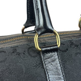 Celine Black Leather Wear Macadam Monogram Mini Boston Bag