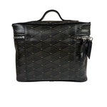 Metier Brown Leather Long Haul Toiletry Bag