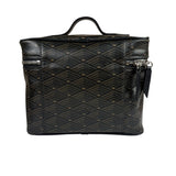 Metier Brown Leather Long Haul Toiletry Bag