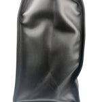 Telfar Black Leather Unisex Shopping Bag