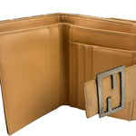 Fendi Beige Zucca Bi-Fold Wallet