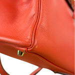 Hermes Coral-Red Epson Casaque Togo Kelly 32
