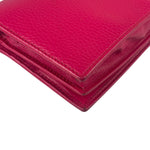 Gucci Pink Leather Swing Wallet/Pochette