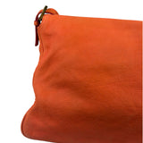 Fendi Vintage Peachy Suede/Leather Forever Flap Mamma Baguette