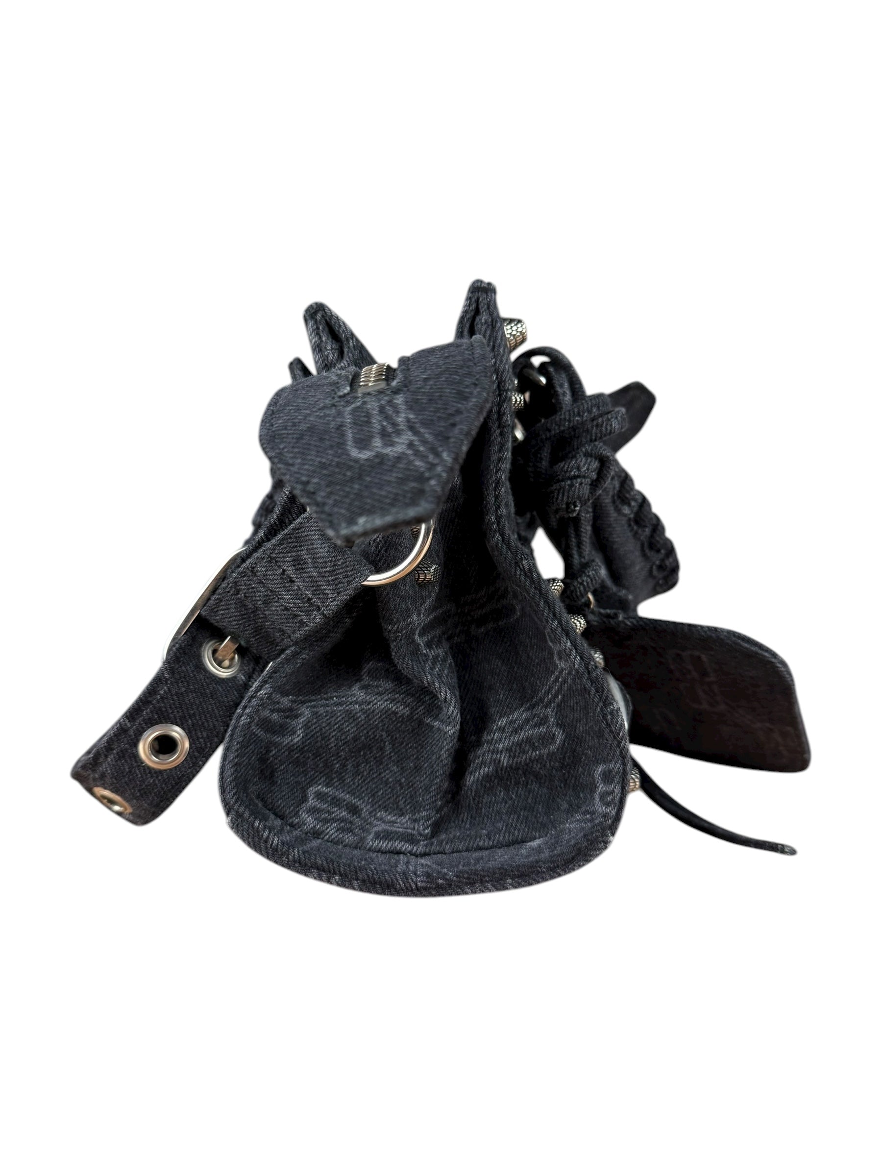 Balenciaga Neo Cagole City Bag Washed Denim