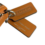 Coach Leather Trim Crystal Signature Jacquard Soho Pochette