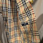 Burberry Long Button-Up Trench Coat