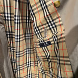 Burberry Long Button-Up Trench Coat